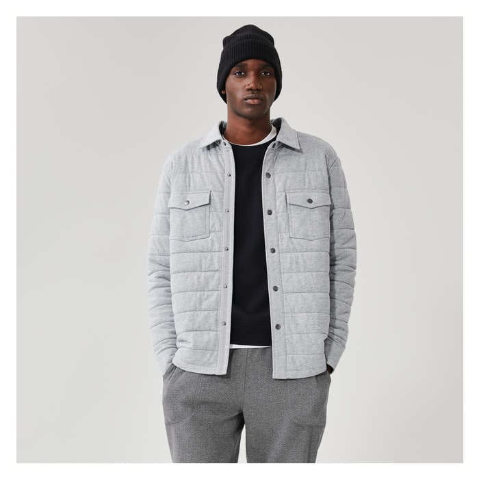 Men's Active Quilted Shirt Jacket with PrimaLoft®